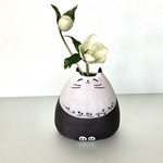 猫　花瓶〈一輪挿し〉　no,267