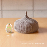 【onisoniさまオーダー品】コットン どんぐり帽子♡ （4.milk tea）
