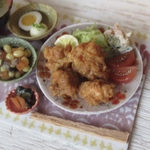 鳥の唐揚げ定食A＊＊