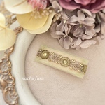 インド刺繍のリボンヘアクリップ　17
