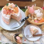 ミニチュア　フェイクスイーツ　イースター　セット　pink