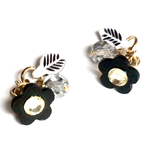 Petite Fleur ＊プチフルール(黒)ピアス
