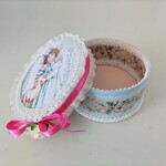 【送料無料】小物入れ　デコパージュ（女の子)C