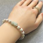 本翡翠貔貅組紐ブレスレット