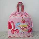 持ち手付き巾着袋《 うさぎちゃんスイーツ 💛 ピンク 》