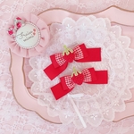 mimi berry ヘアクリップ♡ red