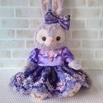 チャーム付き パープルサテンドレス Sサイズ ステラルー