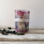 ローズのドライフラワー  ボタニカルキャンドル　2