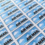 空柄　AIRMAIL　シールシート