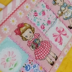 完成品♪♪ピンクのペタンコポーチキット🍒🍓