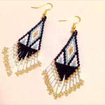 フリンジピアス♡ブラック