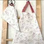 【オーダー】【120】ユニコーン☆キッズ 子供 エプロン＆三角巾