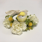 ちょこんと花冠〜小鳥さんといっしょ〜（うさぎさん・他ペット用）・Flower Crown