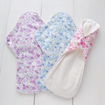 布ナプキン防水28センチ3枚セット（小花柄D）