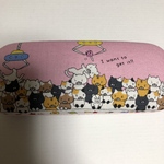 猫柄のメガネケース