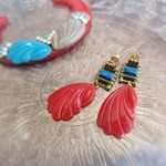 シェルモチーフ ピアス ヴィンテージビジュー vintage bijou <PE-SHRD1>