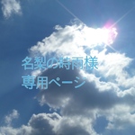 名梨の時雨様専用ページ