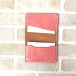 本革：シンプルな名刺入れ  no.1