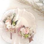 親子でおそろいコサージュ