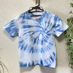 キッズTシャツ　藍染タイダイ柄（120㎝）