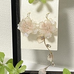 お花シリーズ  桜の2wayピアス
