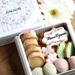 内祝いに☆桜のクッキー缶Thankyou（S）