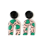 heart beat dangle ハートダングルピアス/イヤリング(アレルギー対応)