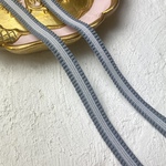 インポートリボン 販売単位：200cm【220201】ストレッチリボン　ブルーグレー