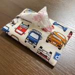 ミニ ティッシュケース 働く車 車 男の子 ポケットティッシュケース学
