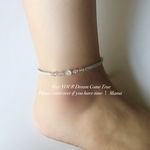大人な足元〜cute natural stone〜ミサンガアンクレット