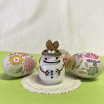 イースターバニー　たまごちゃん　ブラウン