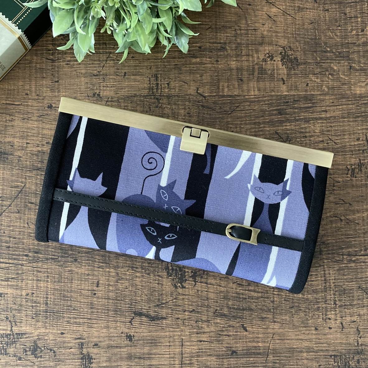 親子がま口ミニ財布「うさぎづくし・手まり／花桃」（12㎝口金