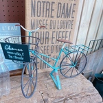 再販♡ブルー系かっこいい自転車♡【インテリア雑貨ジャンクガーデン雑貨】アンティーク風♡ディスプレイに♪