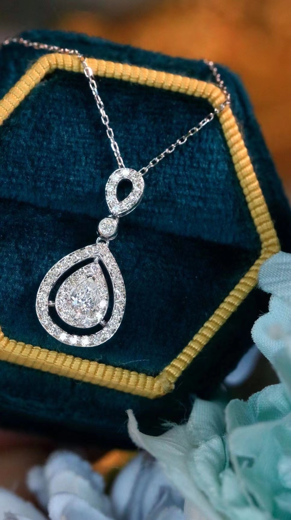 2021春夏】 天然ダイヤモンドネックレス0.45ct k18:【残りわずか】 2021春夏】 天然ダイヤモンドネックレス0.45ct k18:【残りわずか】
