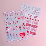 【コラージュペーパー】STRAWBERRY CREAM DINER