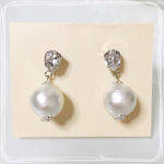 スワロ＆コットンパールピアス