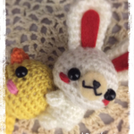 あみぐるみ*仲良しうさぎちゃん･ヒヨコちゃん*2500円→1300