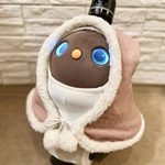  【再販・新作】とんがり帽ポンチョ（スモーキーピンク）