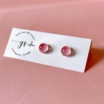春待ち桜色のイヤーアクセサリー