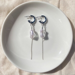 🐚ゆらゆら淡水パールピアス