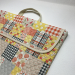 ＊ハンドメイド＊防災頭巾カバー 背もたれ パッチワーク柄 ＊