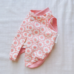 【スムース】北欧デイジーのバックオープンベスト(背中開き)