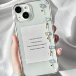 ジュエリーチューリップのiPhoneケース(Blue)