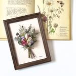 Dry flower bouquet frame ブーケフレーム　フレームブーケ　額縁入りブーケ