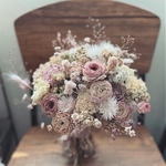 " Pêche " Standing bouquet ドライフラワー ブーケ スワッグ ピンク フラワーブーケ