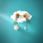 Crystal mimosa Pierce （Earring）