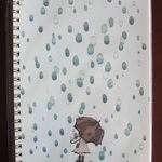 リングノート　『It's raining』