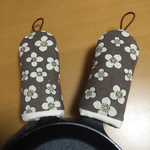北欧柄お花の ニトスキ ハンドルカバー