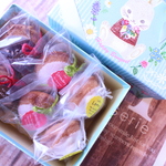 ☆うさぎさんからの贈り物BOX☆ホワイトデーに☆数量限定☆季節のケーキ3種類入り☆カカオ・レモン・いちご