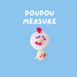 DouDou(ドゥドゥ)にわとりの親子あみぐるみメジャー  とりグッズ   かぎ編み 